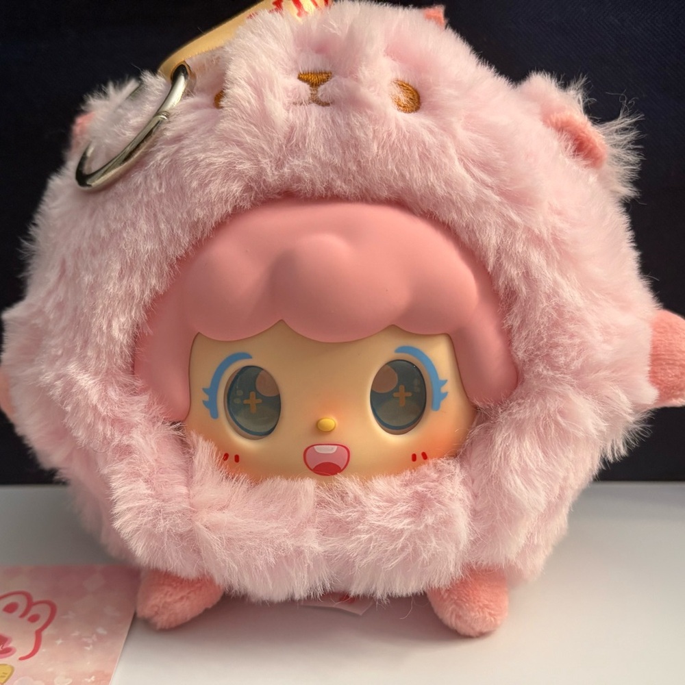 Adorable Confirmed Pink Bear Mia Plush Pendant!